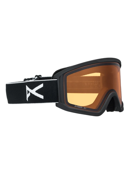 Product image of Anon Tracker 2.0 Goggles + MFI® Face Mask[Variant:Frame: Black, Lens: Amber (55% / S1)]
