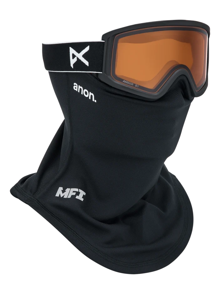 Product image of Anon Tracker 2.0 Goggles + MFI® Face Mask[Variant:Frame: Black, Lens: Amber (55% / S1)]