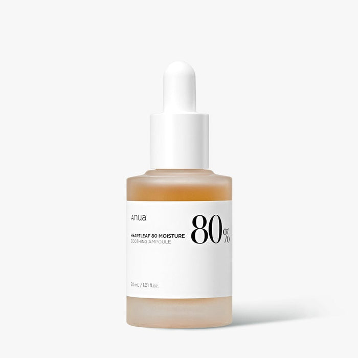 Anua HEARTLEAF 80% MOISTURE SOOTHING AMPOULE 30ml – Skin Care | Korean Skincare Canada - VGLE Beauty