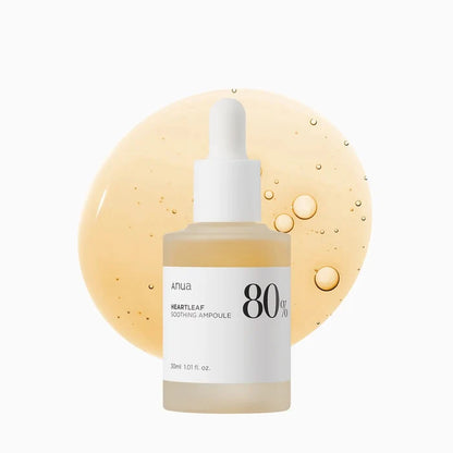 Anua HEARTLEAF 80% MOISTURE SOOTHING AMPOULE 30ml – Skin Care | Korean Skincare Canada - VGLE Beauty