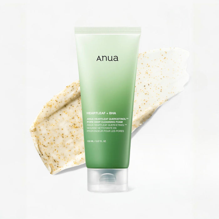 Anua Heartleaf Quercetinol Pore Deep Cleansing Foam 150ml – | Korean Skincare Canada - VGLE