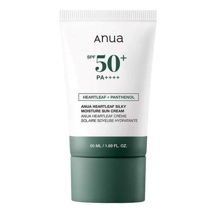 Anua Heartleaf Silky Moisture Sunscreen SPF50+ 1.69oz/ 50ml