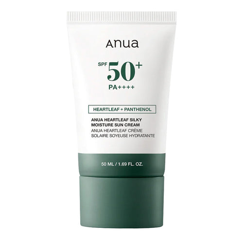 Anua Heartleaf Silky Moisture Sunscreen SPF50+ 1.69oz/ 50ml