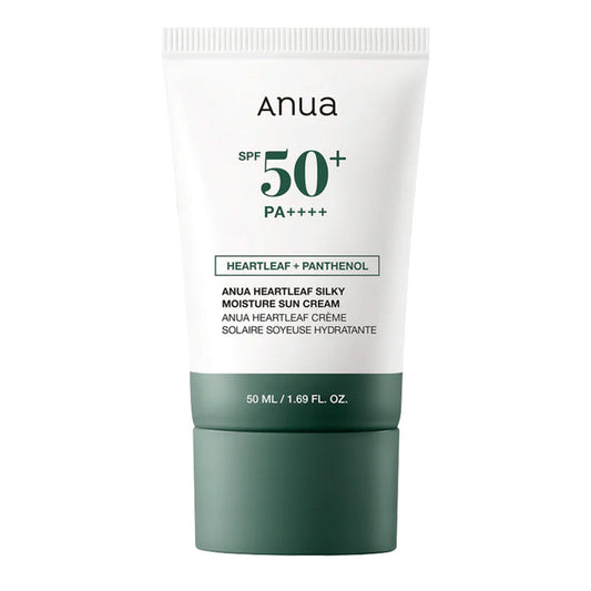 Anua Heartleaf Silky Moisture Sunscreen SPF50+ 1.69oz/ 50ml