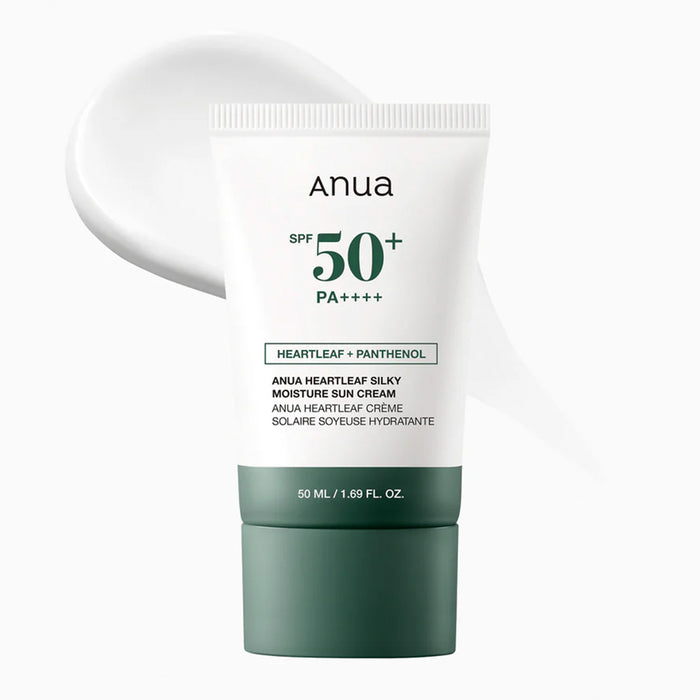 Anua Heartleaf Silky Moisture Sunscreen SPF50+ 1.69oz/ 50ml