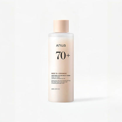 Anua Rice 70 Glow Milky Toner 250ml – Skin Care | Korean Skincare Canada - VGLE Beauty