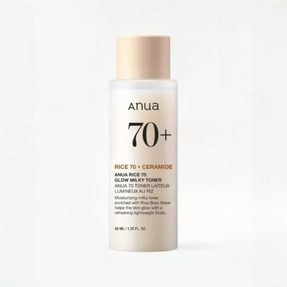 Anua Rice 70 Glow Milky Toner 40ml mini