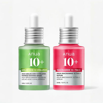 Anua Serum Duo Set - Azelaic Acid 10 + Niacinamide 10 VGLE Beauty
