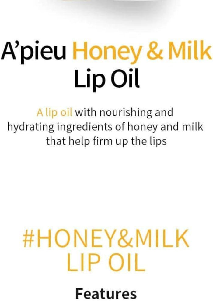 A'PIEU Honey & Milk Lip Oil 5 g