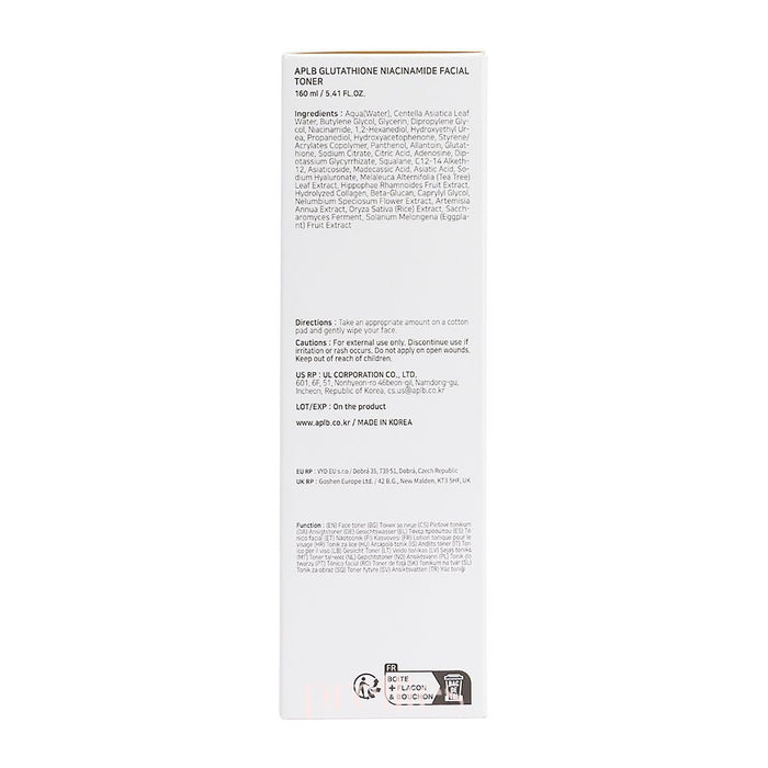 APLB Glutathione Niacinamide Facial Toner 160ml