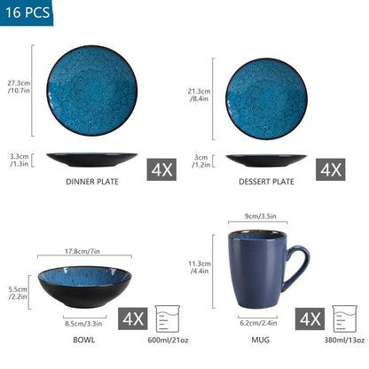 Aqua Green Tableware Set
