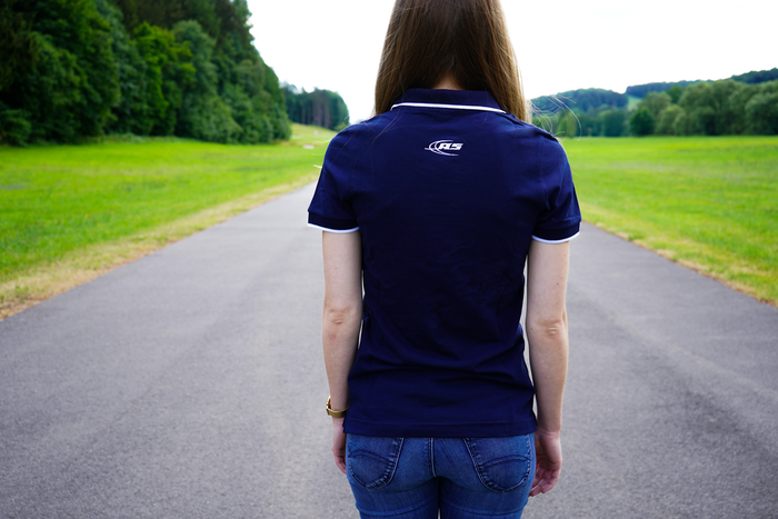AS Logo - Marine Poloshirt - Damen
