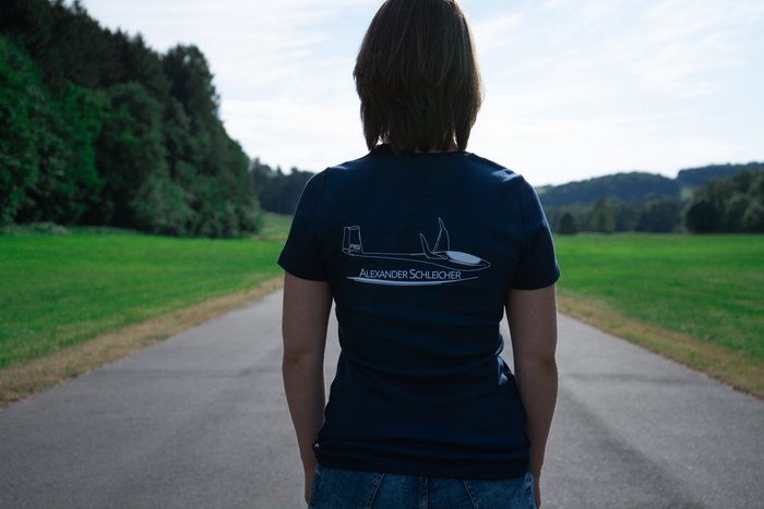 AS Logo - Marine T Shirt - Damen