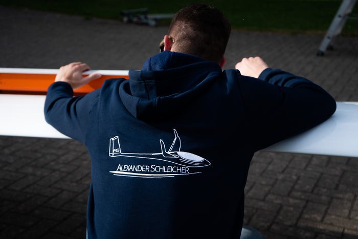 AS Logo - Sweat Kapuzen Jacke - Marine - Herren