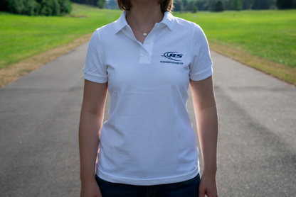 AS Logo - Weißes Poloshirt - Damen