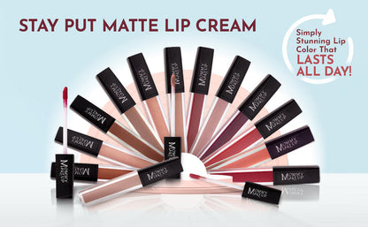 Audrey Stay Put Matte Lip Cream | Stunning Kiss-Proof Lipstick