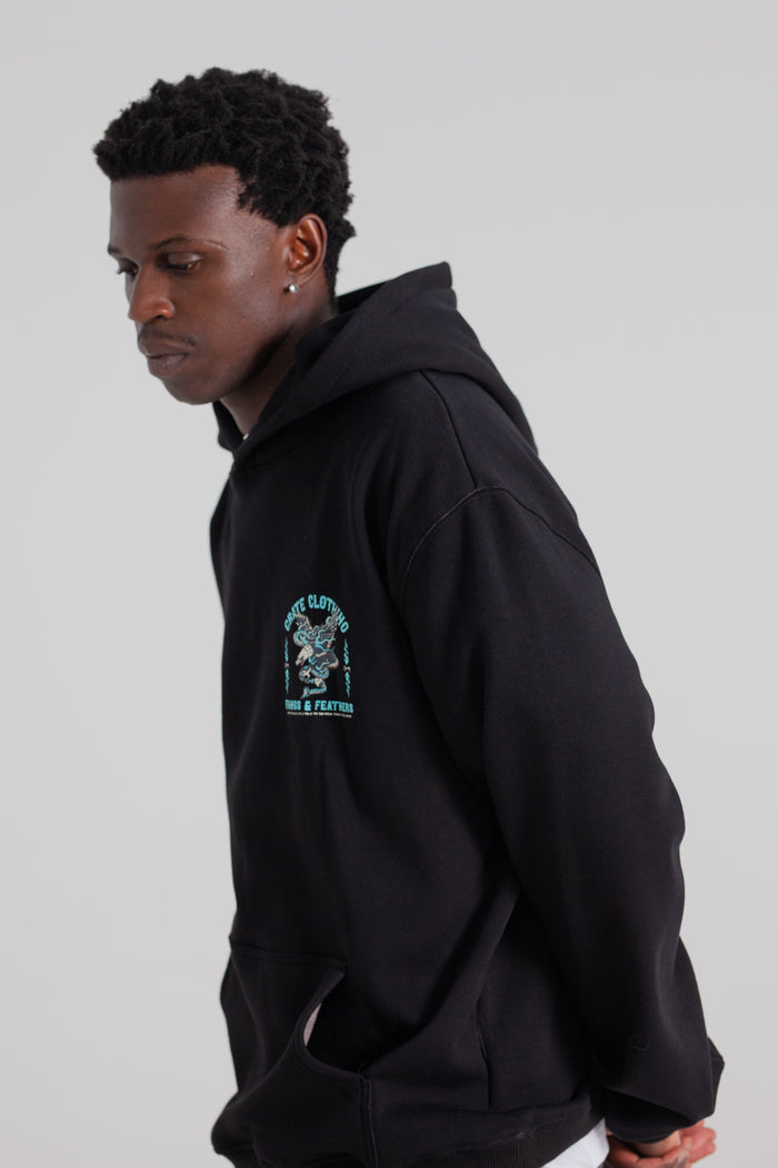 AW25 Fangs & Feathers Superfleece Hoodie
