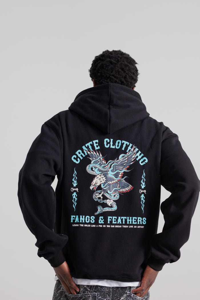 AW25 Fangs & Feathers Superfleece Hoodie