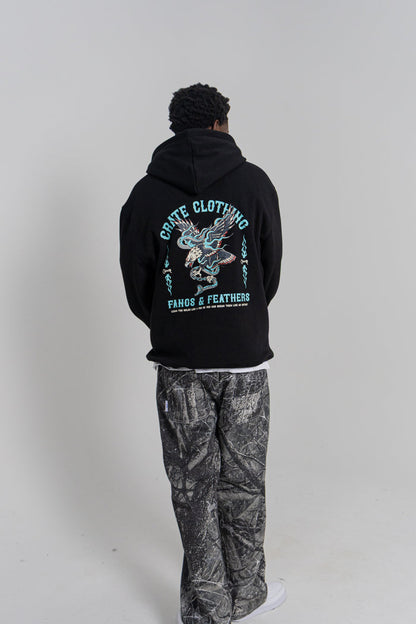 AW25 Fangs & Feathers Superfleece Hoodie