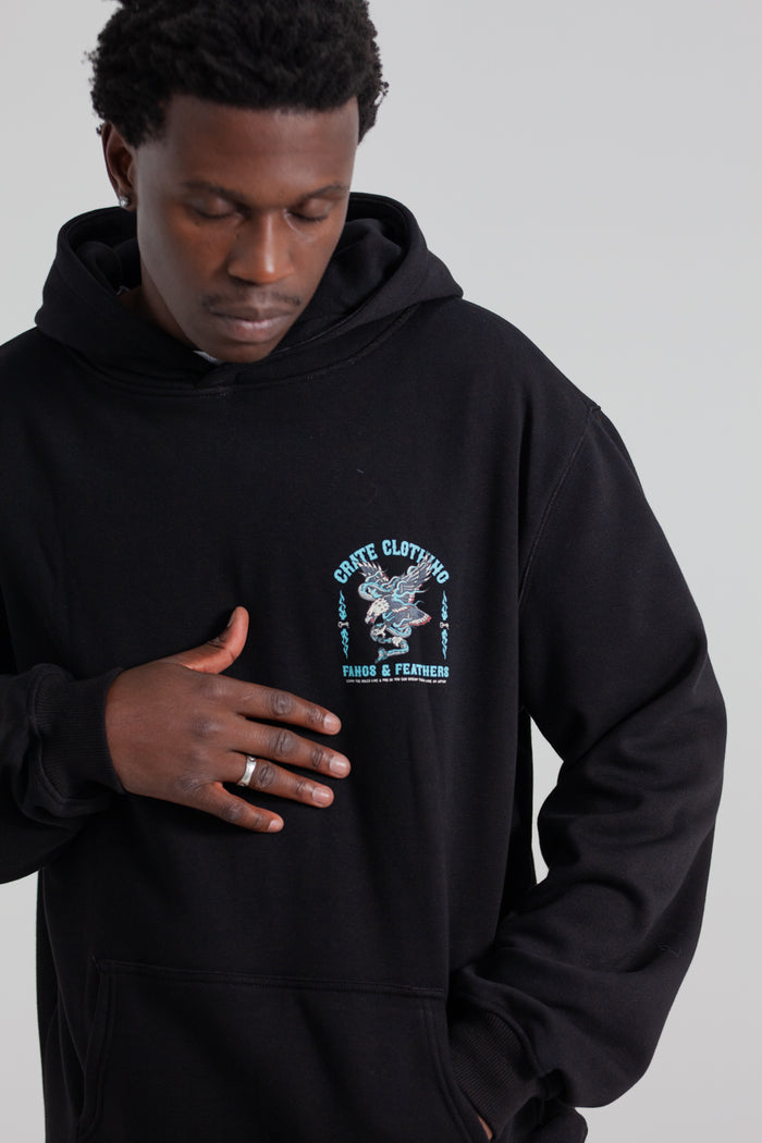 AW25 Fangs & Feathers Superfleece Hoodie