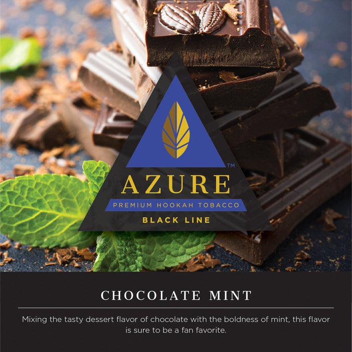 Azure Black Line Chocolate Mint Hookah Shisha Flavor -