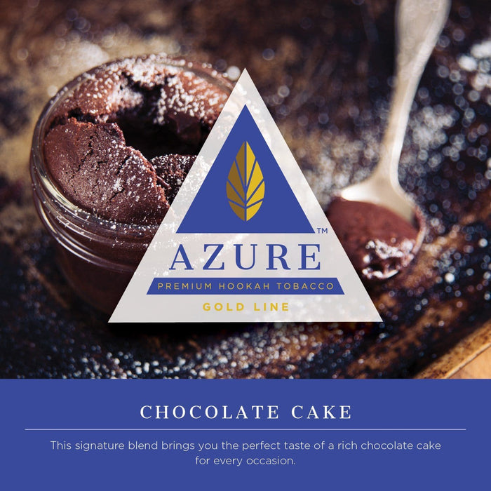 Azure Gold Line Chocolate Cake Hookah Shisha Flavor -