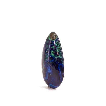 Azurite & Malachite 22.41 Carat Polished Crystal Cabochon