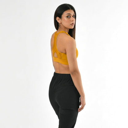 Back Mesh Sports Bra
