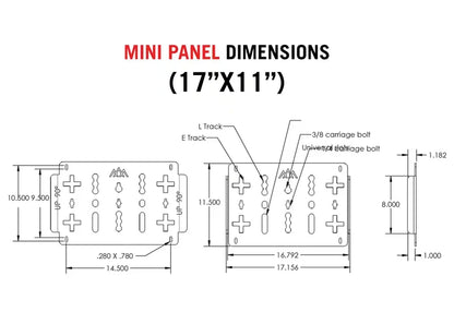 Backwoods DRIFTR Roof Rack Deck Accessory Panels