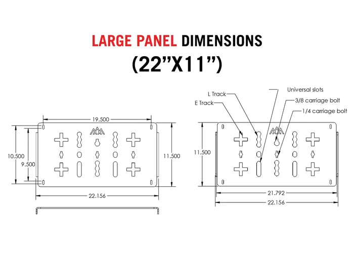 Backwoods DRIFTR Roof Rack Deck Accessory Panels
