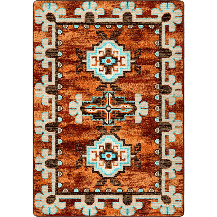 Image of an area rug, Badlands - Rust