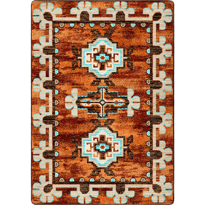 Image of an area rug, Badlands - Rust