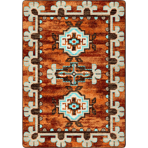 Image of an area rug, Badlands - Rust