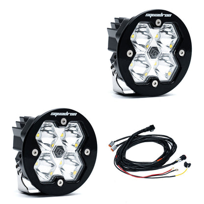 Baja Designs Squadron R 2.0 Sport Black LED Auxiliary Light Pod Pair - Universal