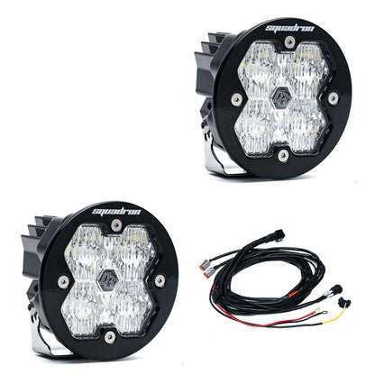 Baja Designs Squadron R 2.0 Sport Black LED Auxiliary Light Pod Pair - Universal