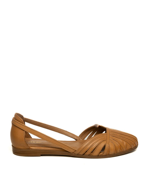 FRAU Ballerina pelle caramello 03M4 FEATHER-CARAMELLO