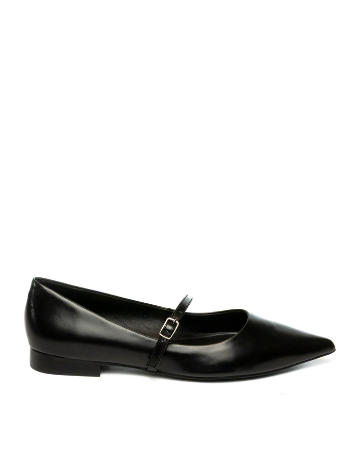 CHICONIC Ballerina pelle nero 257 VIT-NERO