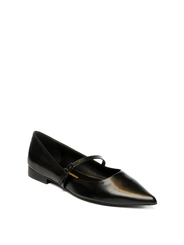 CHICONIC Ballerina pelle nero 257 VIT-NERO