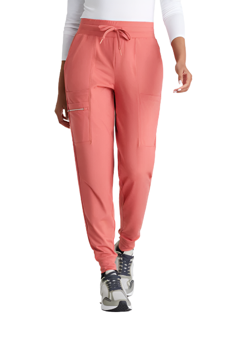 Barco One Performance Knit Pro 5-Pocket Drawcord Waist Jogger Scrub Pants