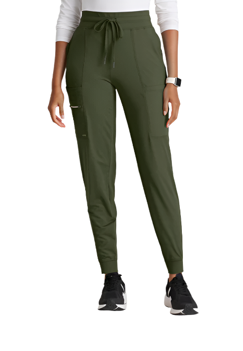 Barco One Performance Knit Pro 5-Pocket Drawcord Waist Jogger Scrub Pants