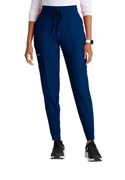 Barco One Performance Knit Pro 5-Pocket Drawcord Waist Jogger Scrub Pants