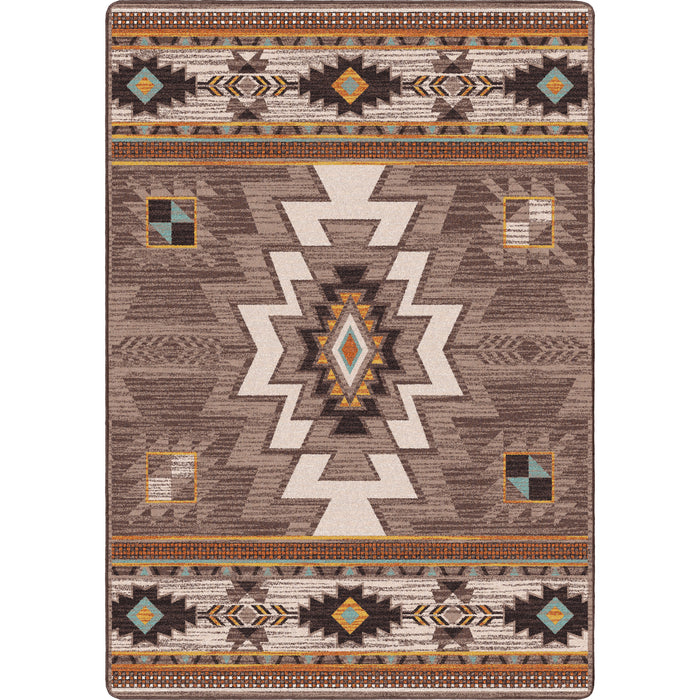 Image of an area rug, Barrel - Worn Saddle