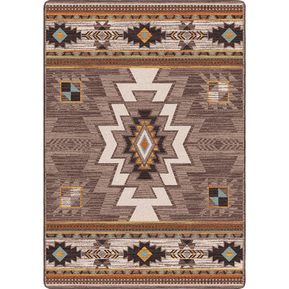 Image of an area rug, Barrel - Worn Saddle