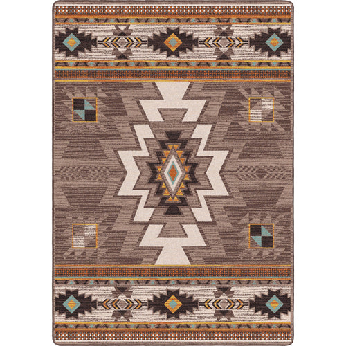 Image of an area rug, Barrel - Worn Saddle
