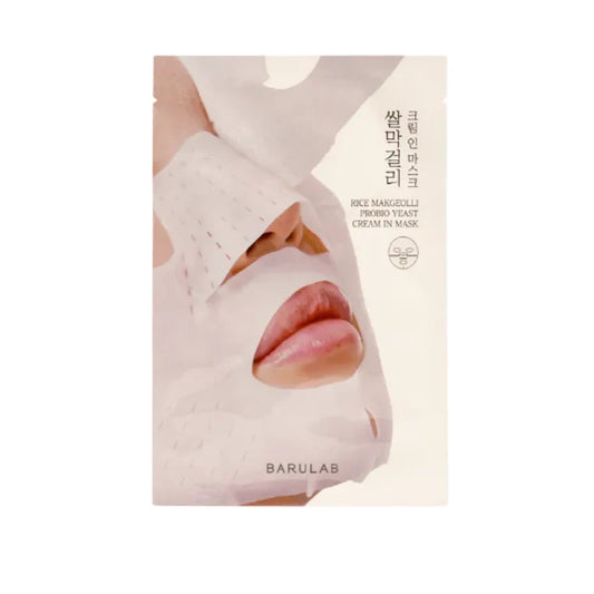 Barulab - Rice Makgeolli Probio Yeast Cream In Mask