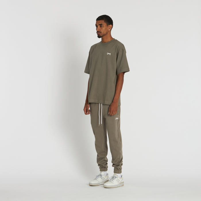 Basic Script Box Fit Tee
