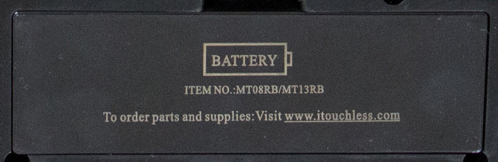 MT08RB and MT13RB battery compartment cover