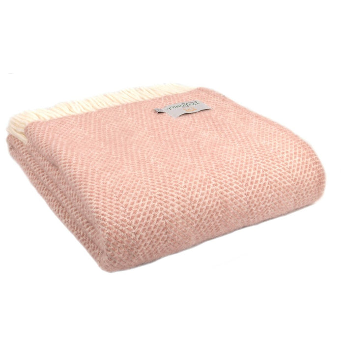 'Beehive Dusky Pink' Throw