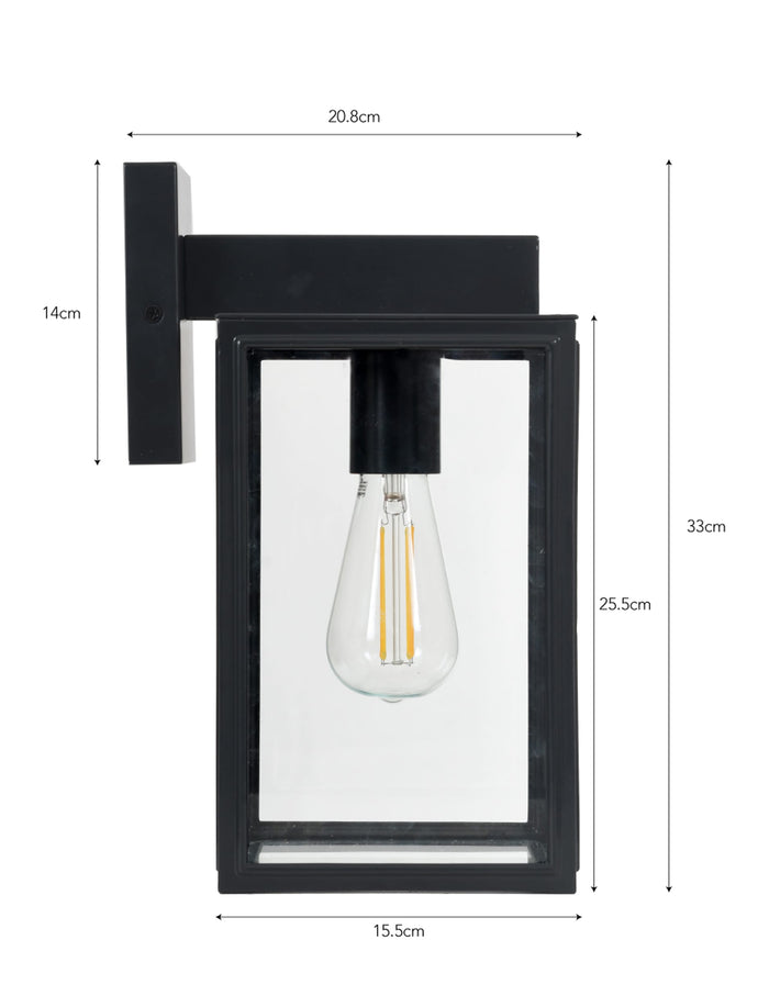 Belgrave Carriage Light Carbon