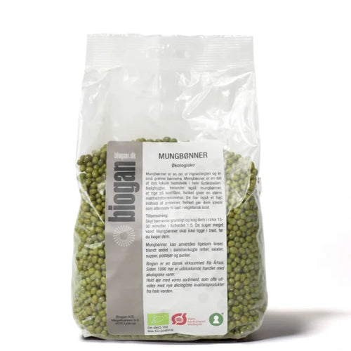 Biogan - Mungbønner - økologiske 750 g.